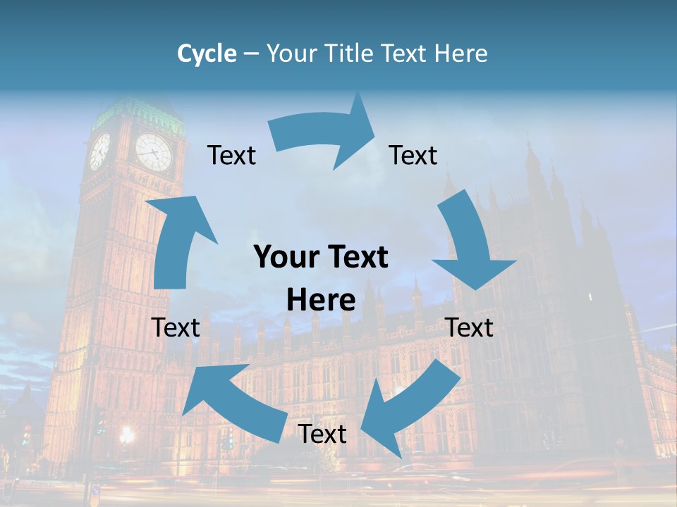Palace Clock Ornate PowerPoint Template