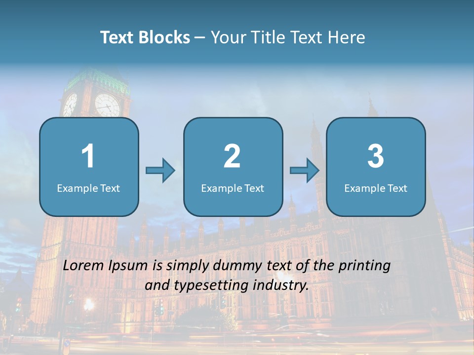 Palace Clock Ornate PowerPoint Template