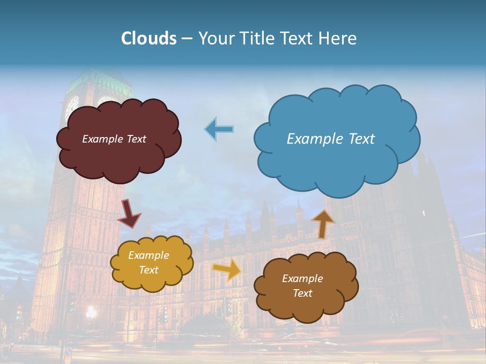Palace Clock Ornate PowerPoint Template