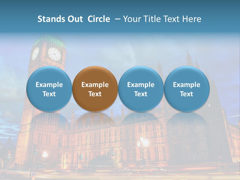 Palace Clock Ornate PowerPoint Template