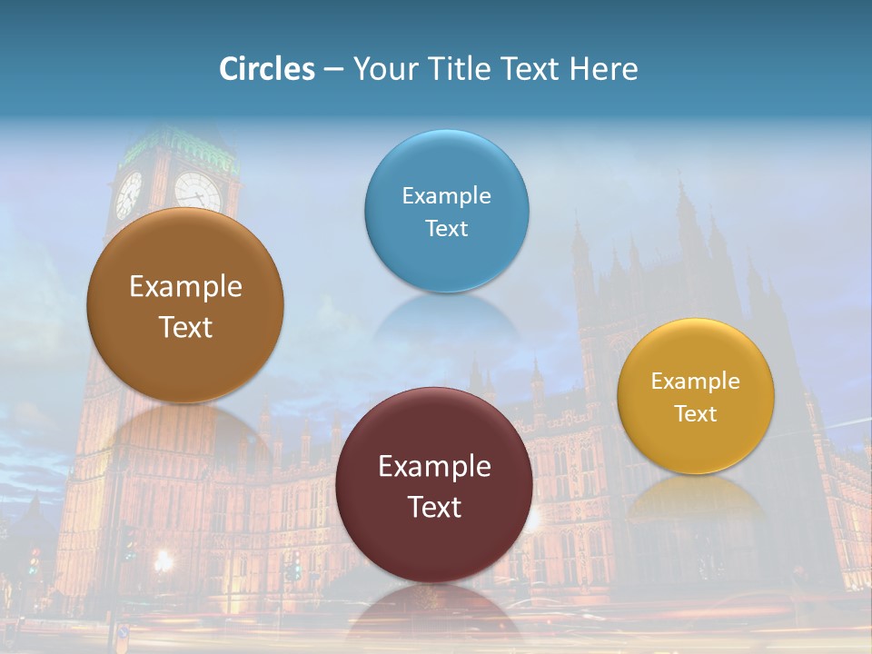 Palace Clock Ornate PowerPoint Template