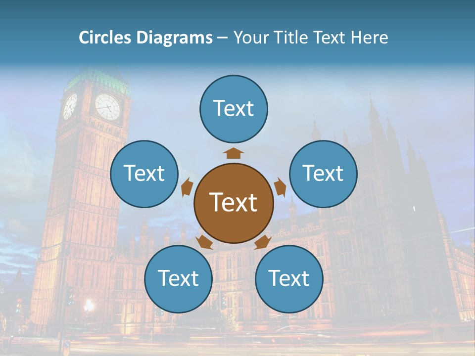 Palace Clock Ornate PowerPoint Template