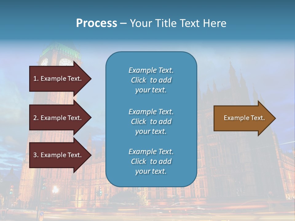 Palace Clock Ornate PowerPoint Template