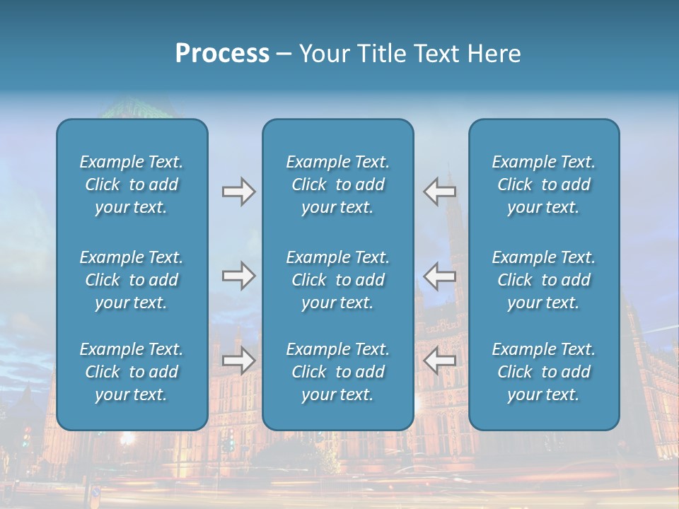 Palace Clock Ornate PowerPoint Template