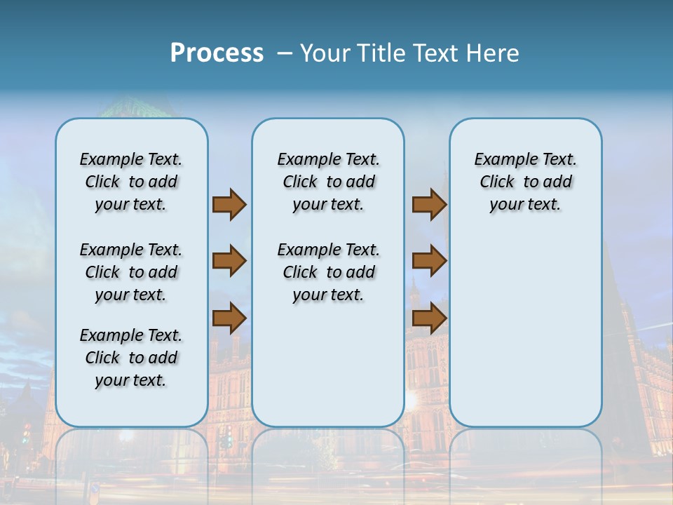 Palace Clock Ornate PowerPoint Template