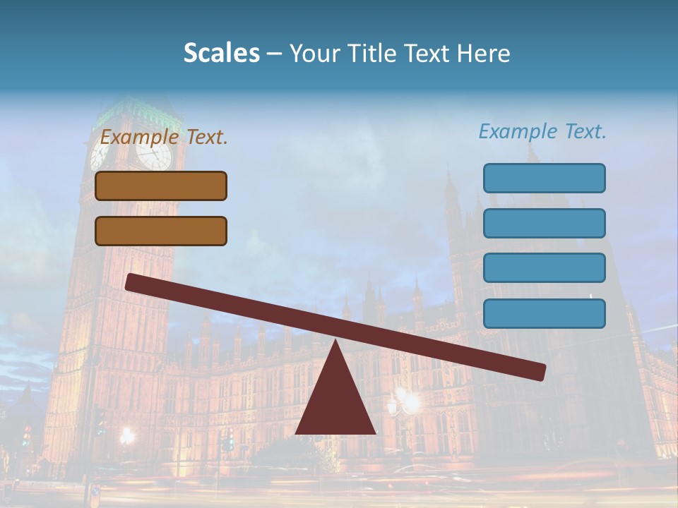 Palace Clock Ornate PowerPoint Template