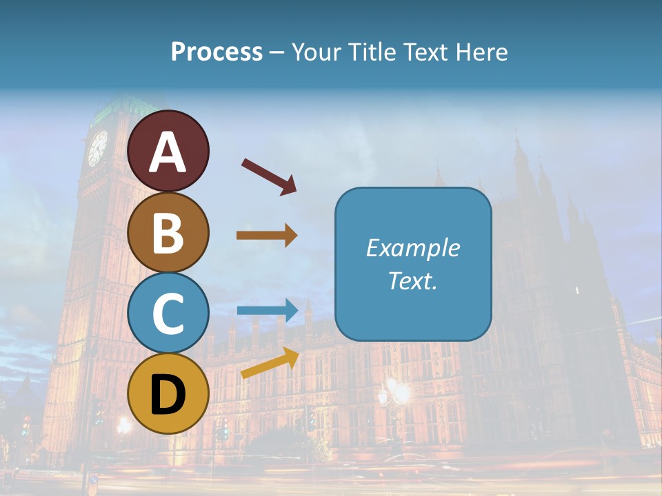 Palace Clock Ornate PowerPoint Template
