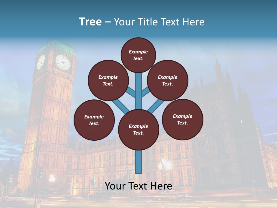 Palace Clock Ornate PowerPoint Template