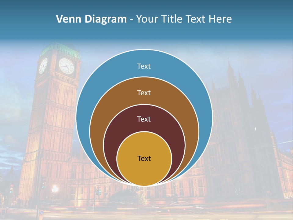 Palace Clock Ornate PowerPoint Template