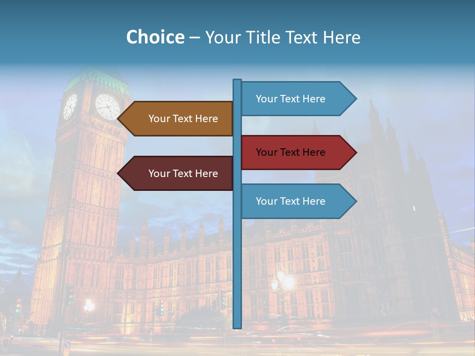 Palace Clock Ornate PowerPoint Template