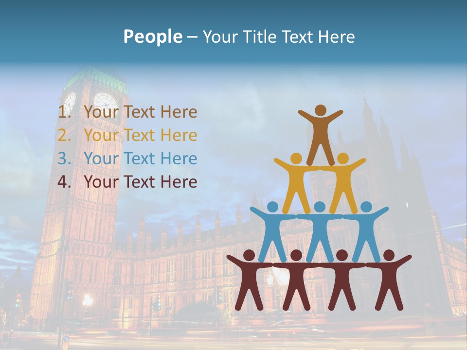 Palace Clock Ornate PowerPoint Template