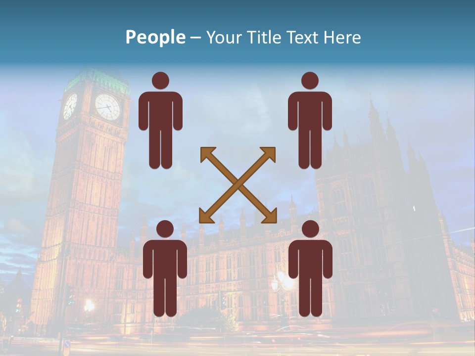 Palace Clock Ornate PowerPoint Template