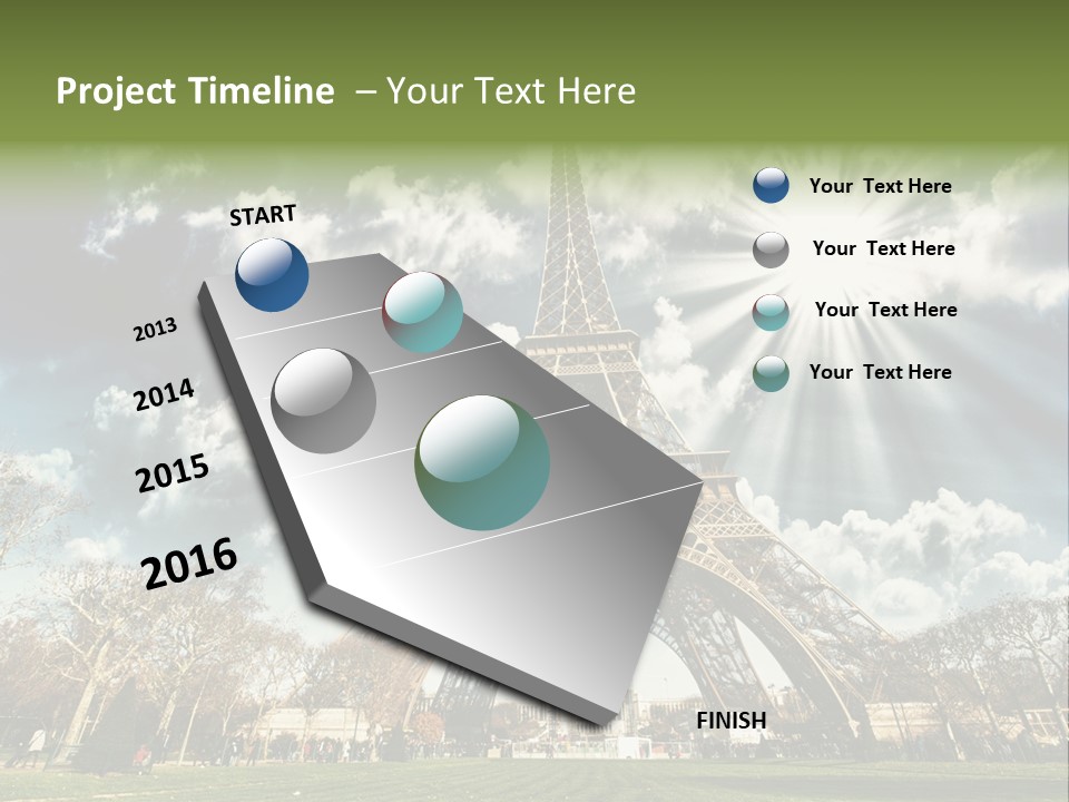 View Vacation Metal PowerPoint Template