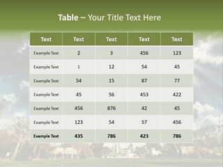 View Vacation Metal PowerPoint Template