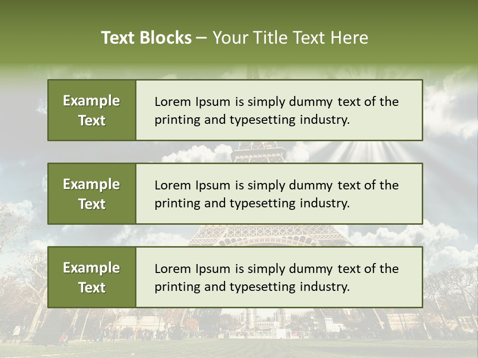 View Vacation Metal PowerPoint Template