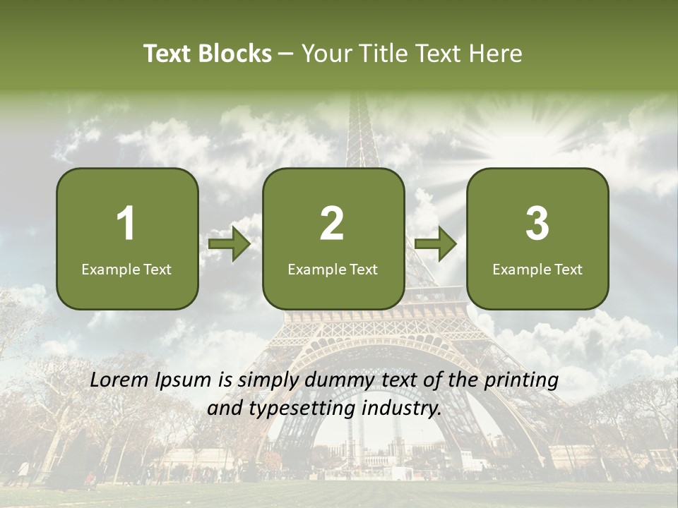 View Vacation Metal PowerPoint Template