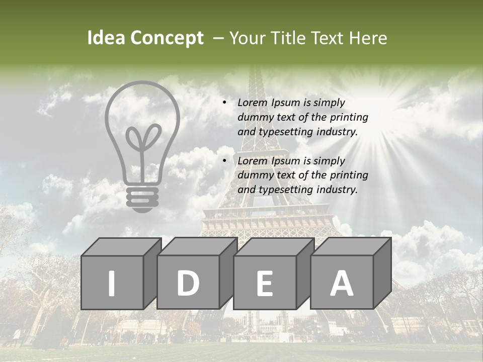 View Vacation Metal PowerPoint Template