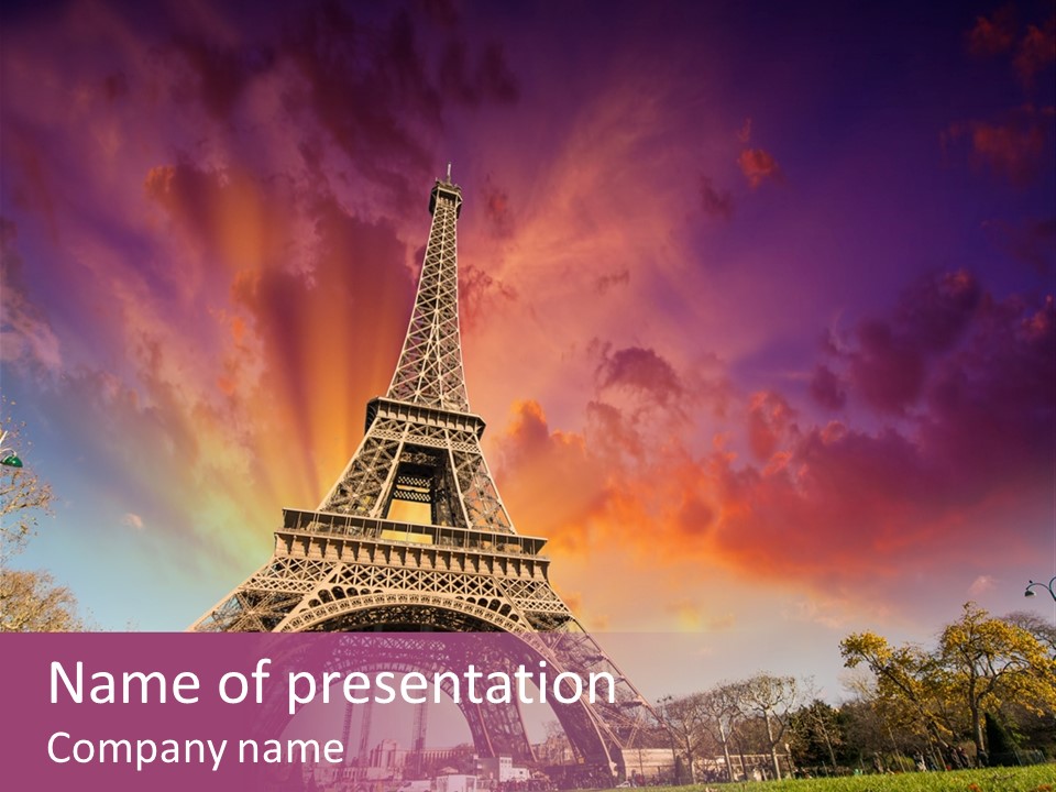 Sky Panorama City PowerPoint Template