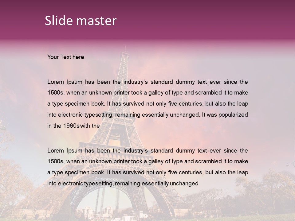 Sky Panorama City PowerPoint Template