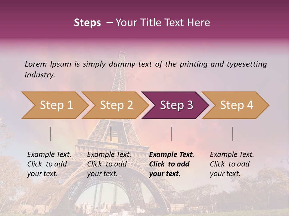 Sky Panorama City PowerPoint Template