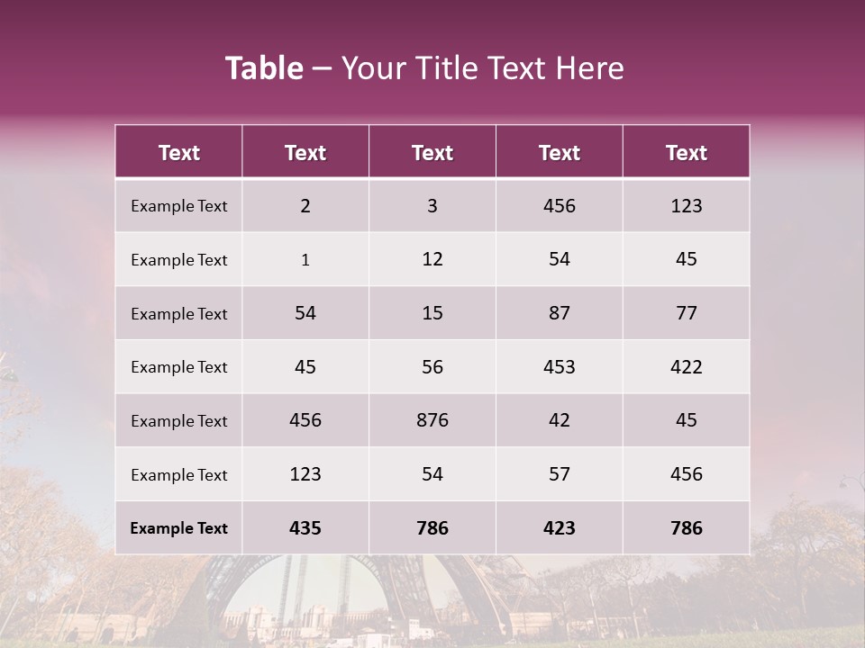 Sky Panorama City PowerPoint Template