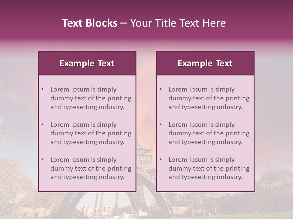 Sky Panorama City PowerPoint Template