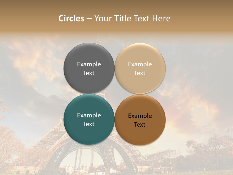 Grass Tower Wonder PowerPoint Template