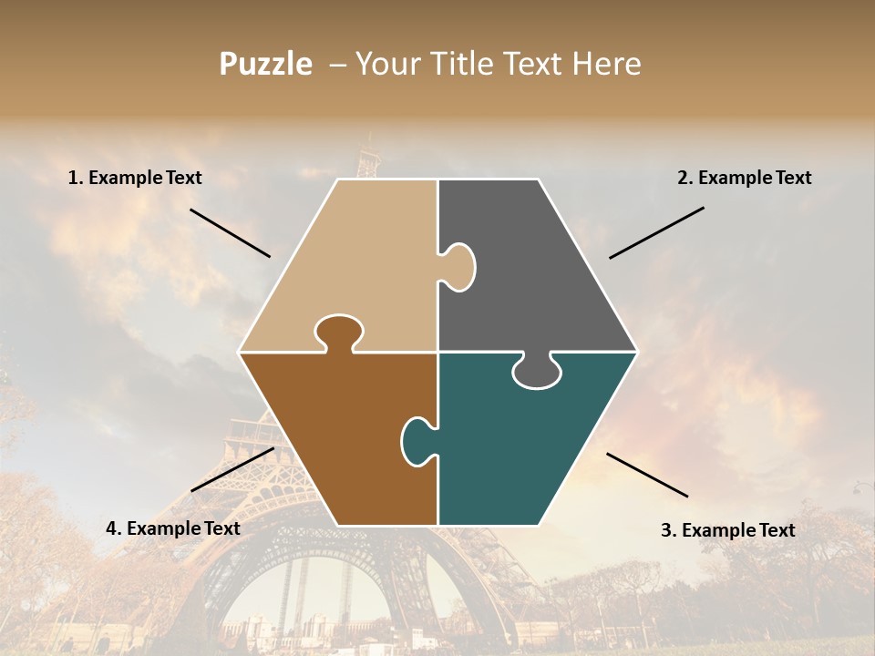 Grass Tower Wonder PowerPoint Template