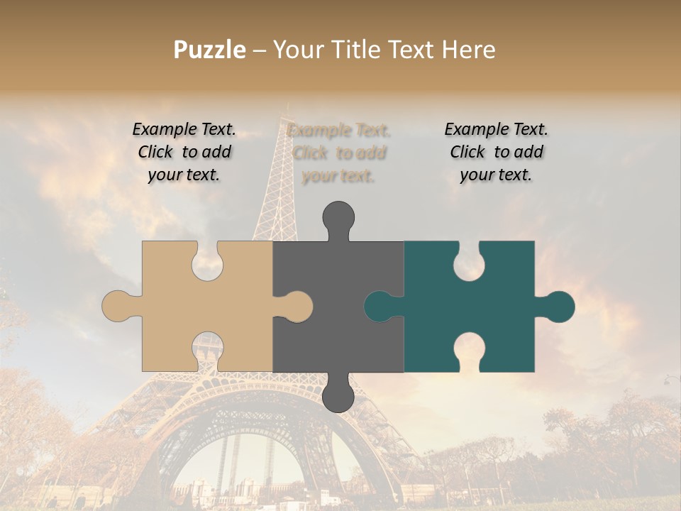 Grass Tower Wonder PowerPoint Template