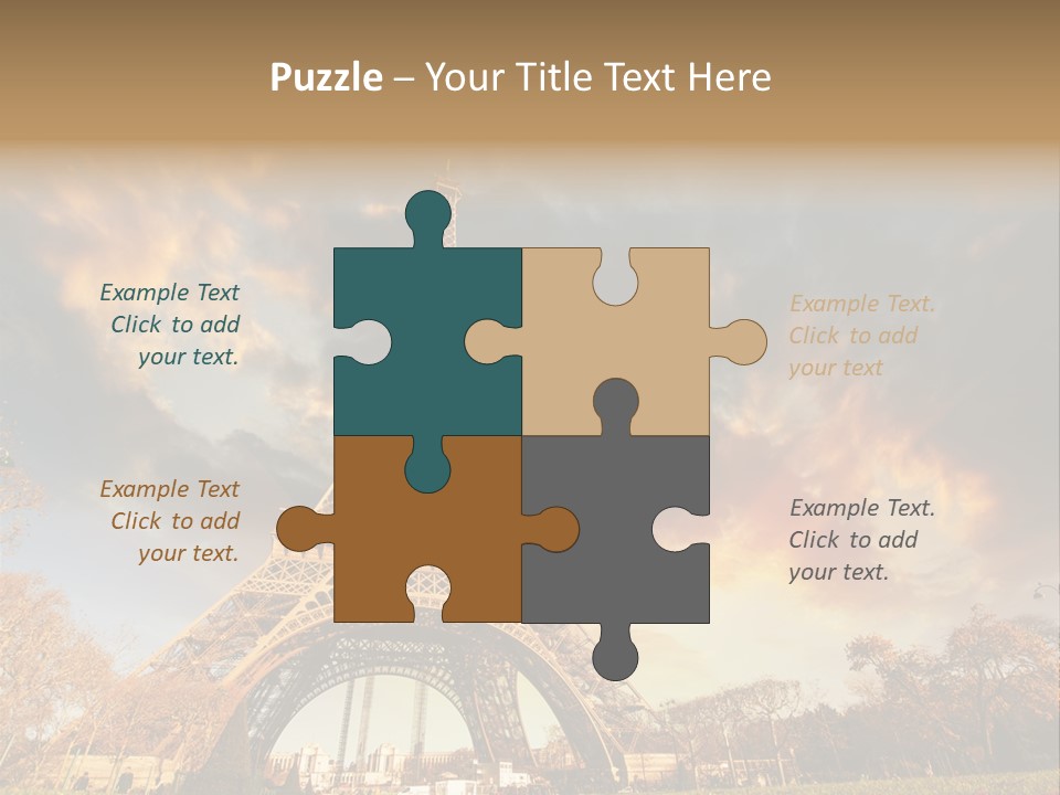 Grass Tower Wonder PowerPoint Template