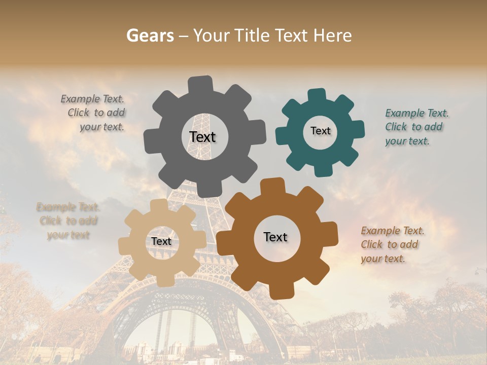 Grass Tower Wonder PowerPoint Template