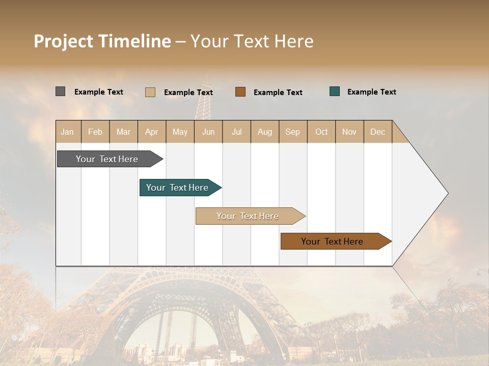 Grass Tower Wonder PowerPoint Template