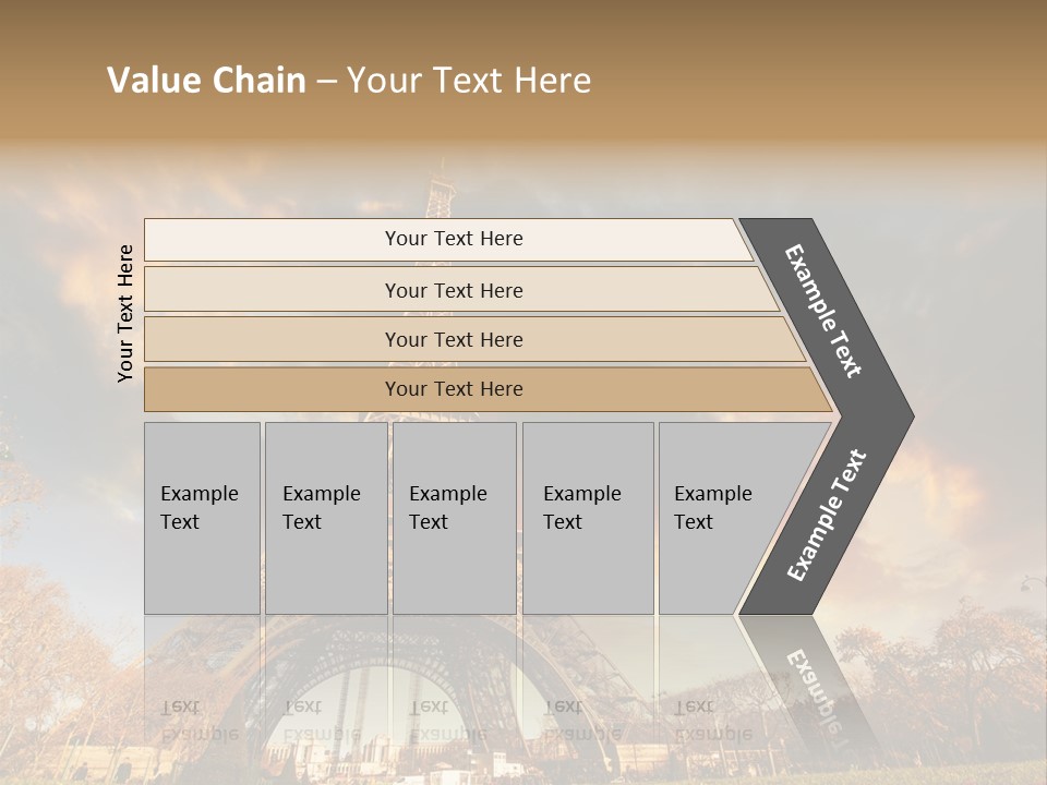 Grass Tower Wonder PowerPoint Template