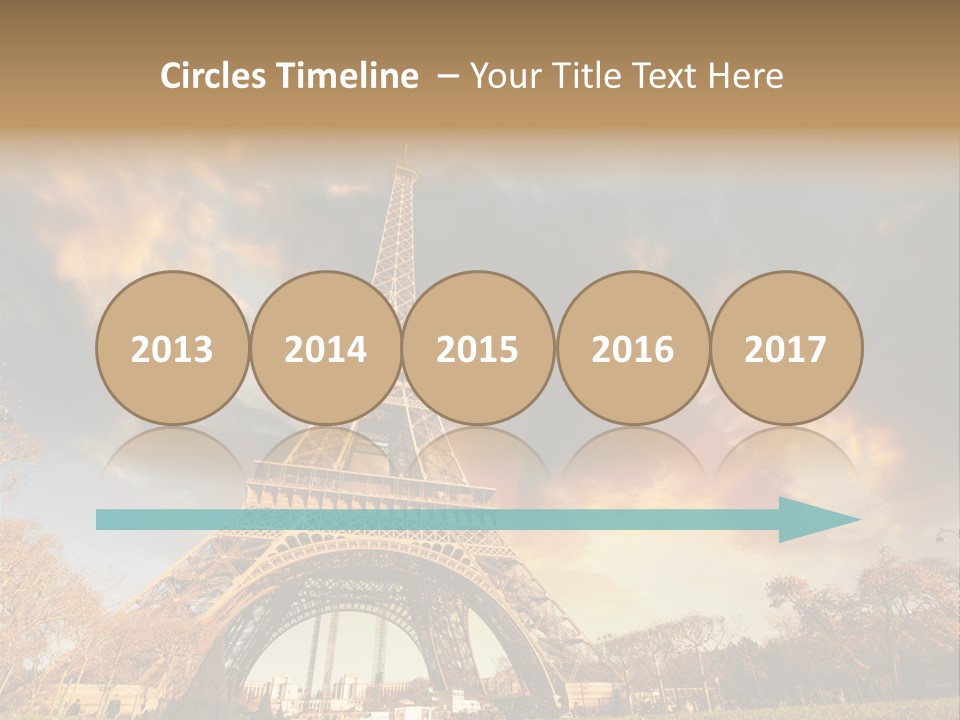 Grass Tower Wonder PowerPoint Template