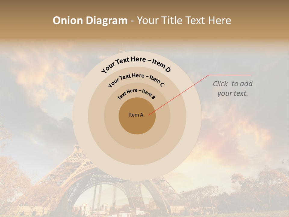 Grass Tower Wonder PowerPoint Template