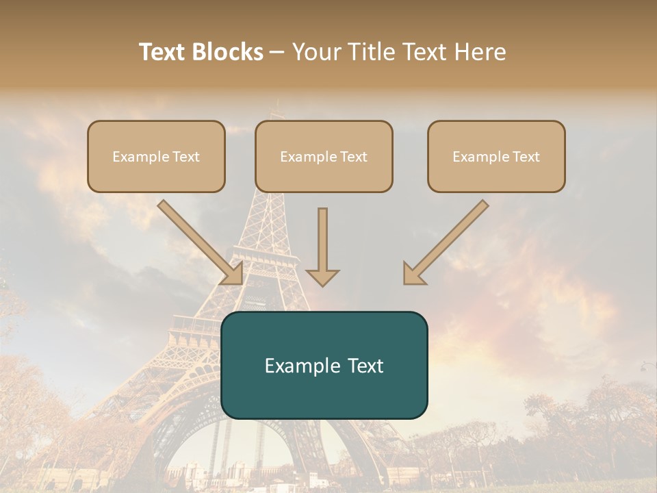 Grass Tower Wonder PowerPoint Template