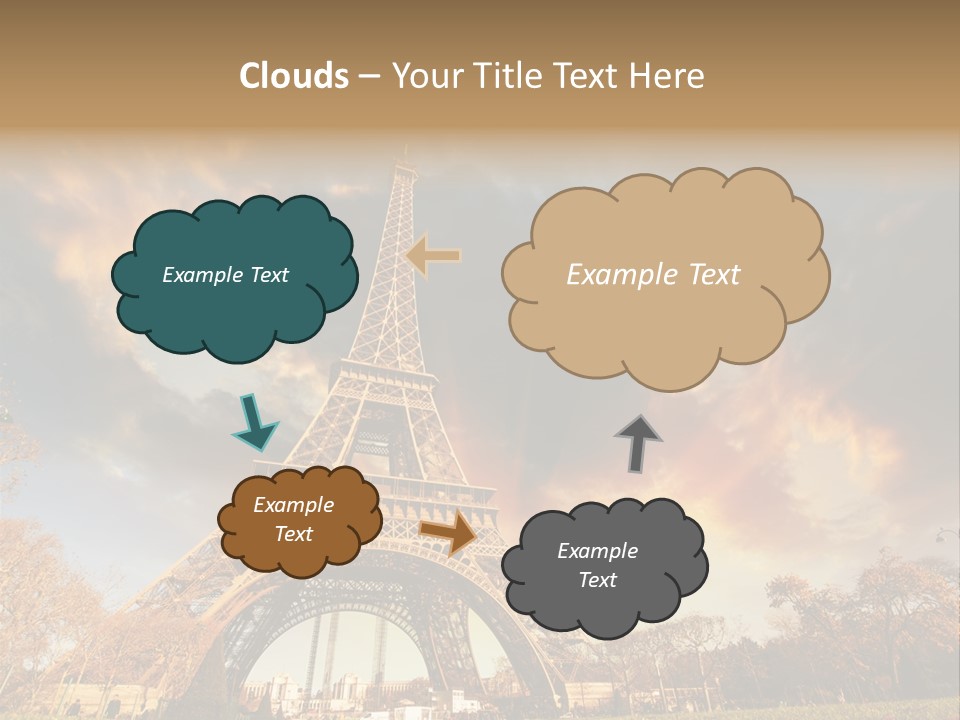Grass Tower Wonder PowerPoint Template