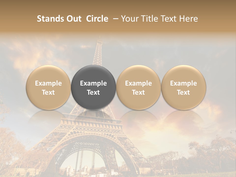 Grass Tower Wonder PowerPoint Template