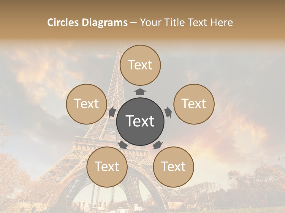 Grass Tower Wonder PowerPoint Template