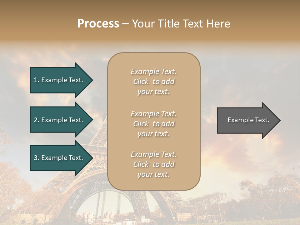 Grass Tower Wonder PowerPoint Template
