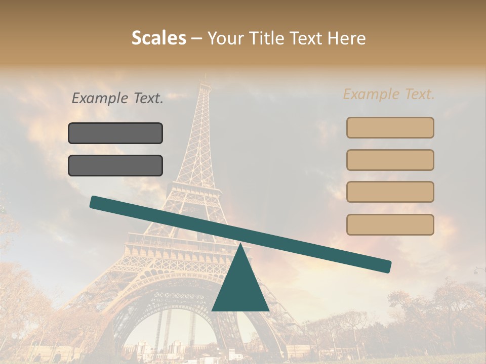 Grass Tower Wonder PowerPoint Template