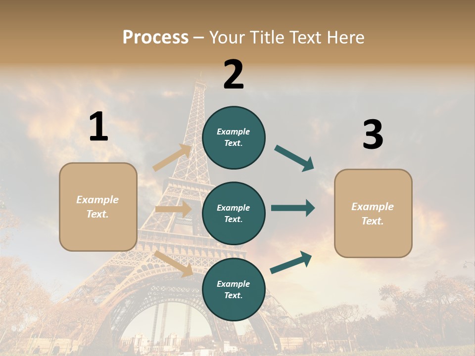 Grass Tower Wonder PowerPoint Template