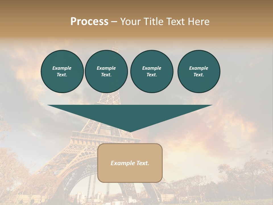 Grass Tower Wonder PowerPoint Template