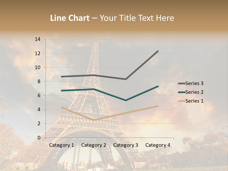 Grass Tower Wonder PowerPoint Template