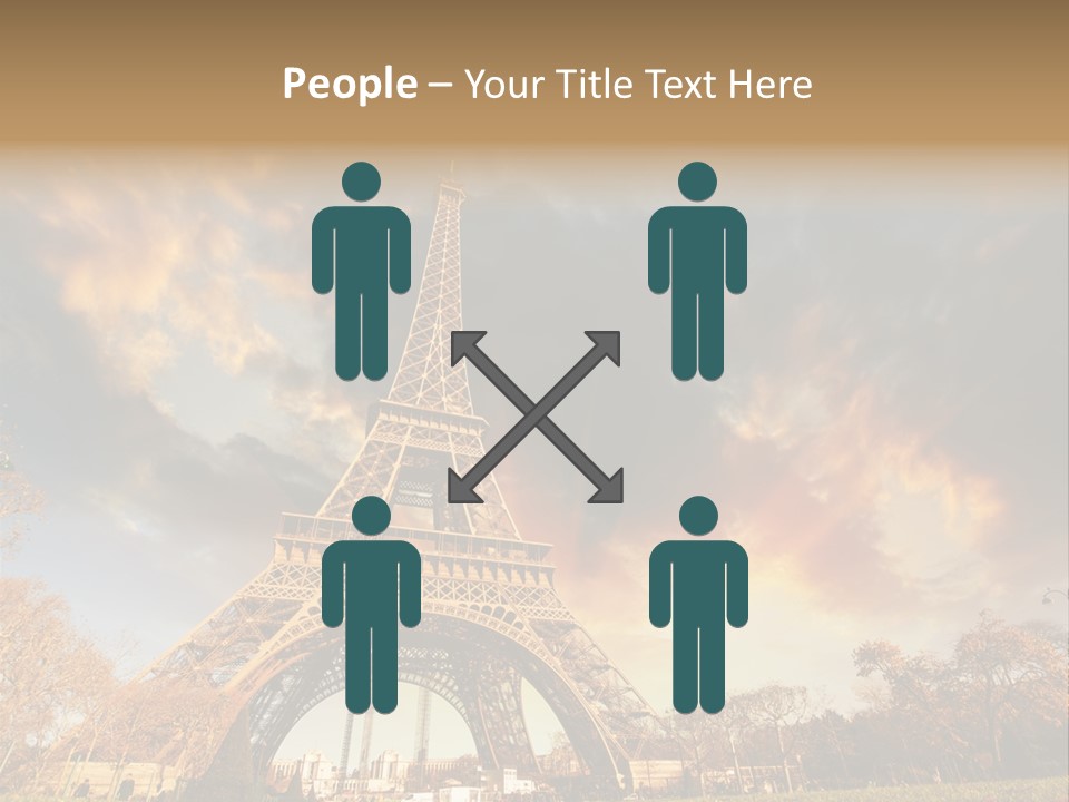 Grass Tower Wonder PowerPoint Template