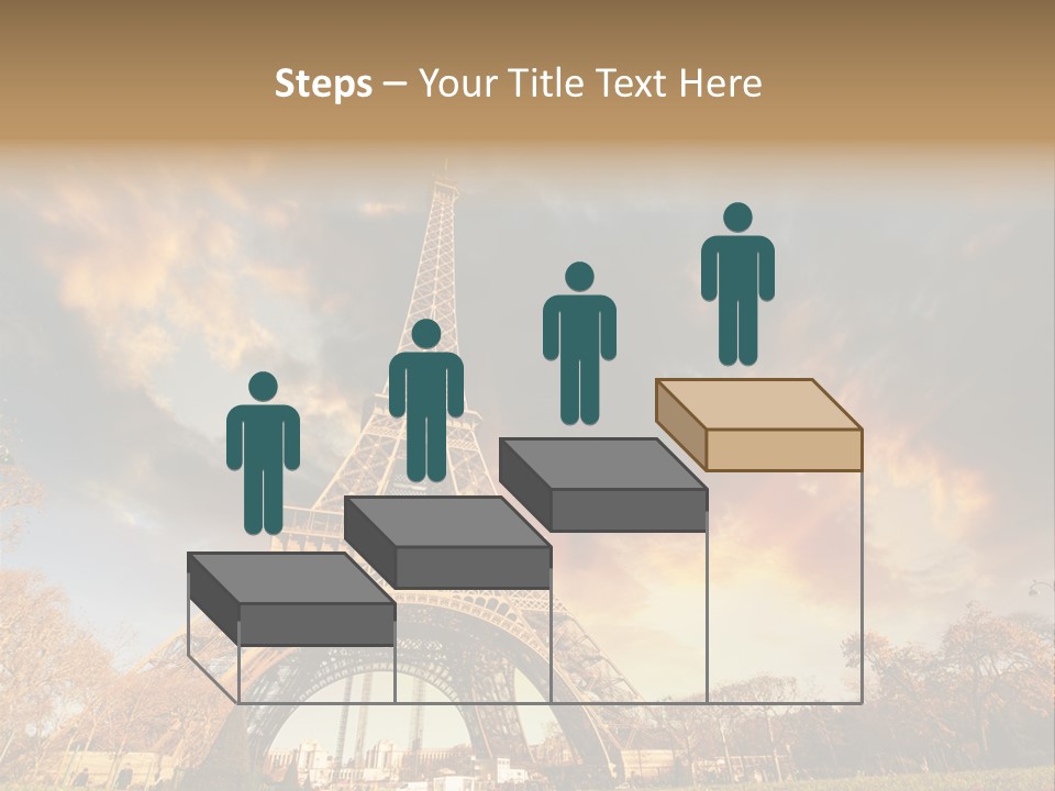 Grass Tower Wonder PowerPoint Template