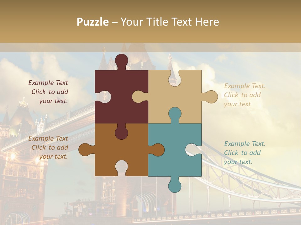 Europe Sunrise Cityscape PowerPoint Template