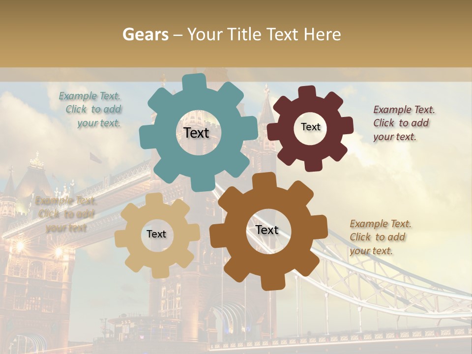 Europe Sunrise Cityscape PowerPoint Template