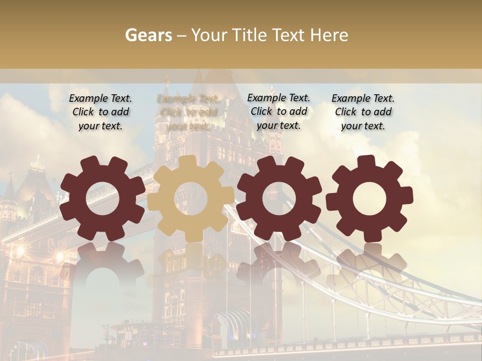 Europe Sunrise Cityscape PowerPoint Template