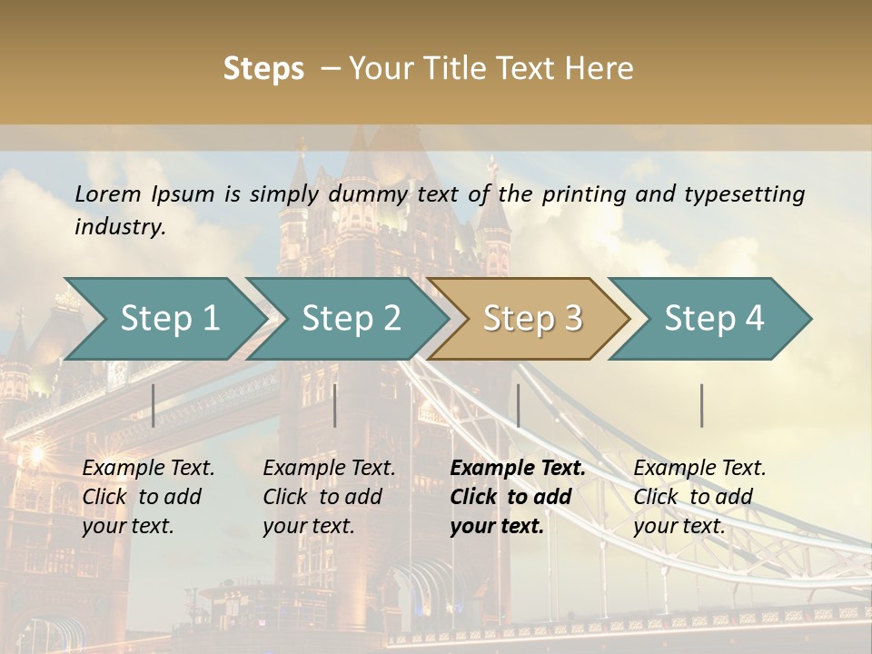 Europe Sunrise Cityscape PowerPoint Template